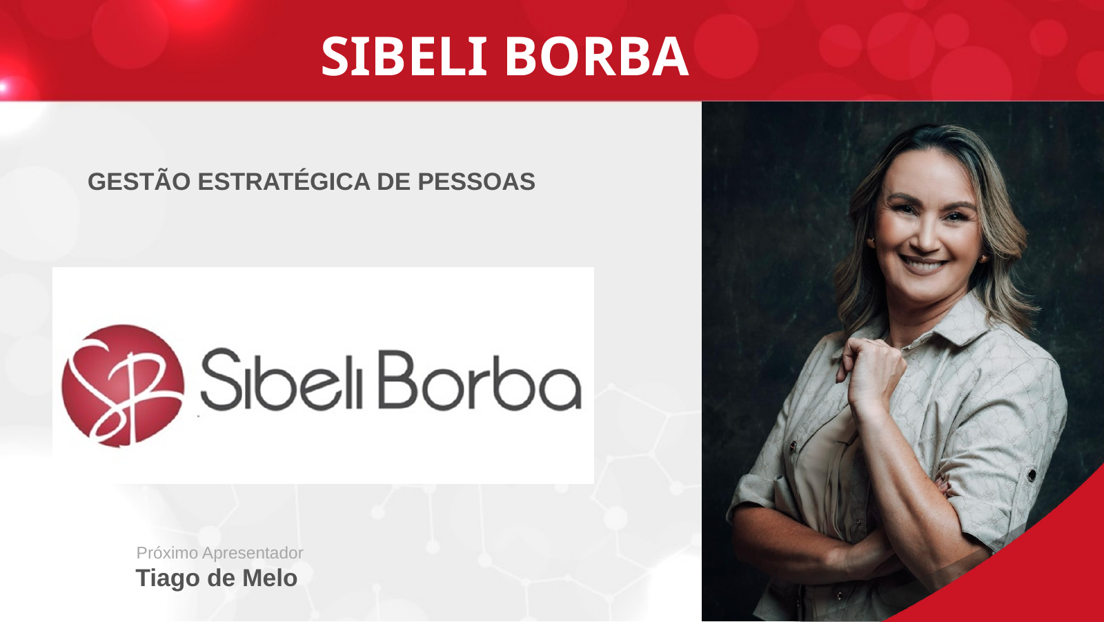 Página de apresentação de Sibeli Borba